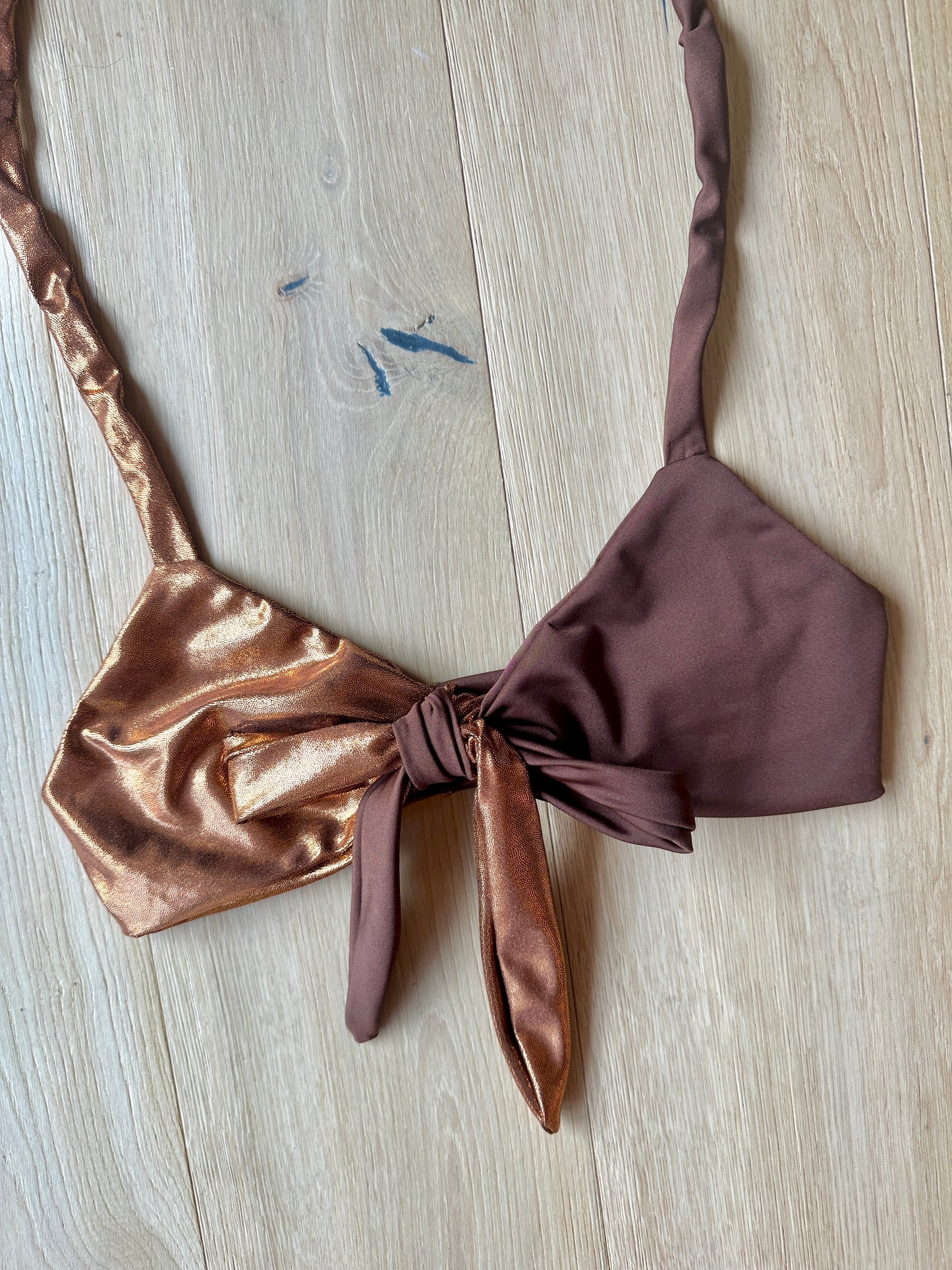 Coppertone x Cocoa Split Wrap Top M