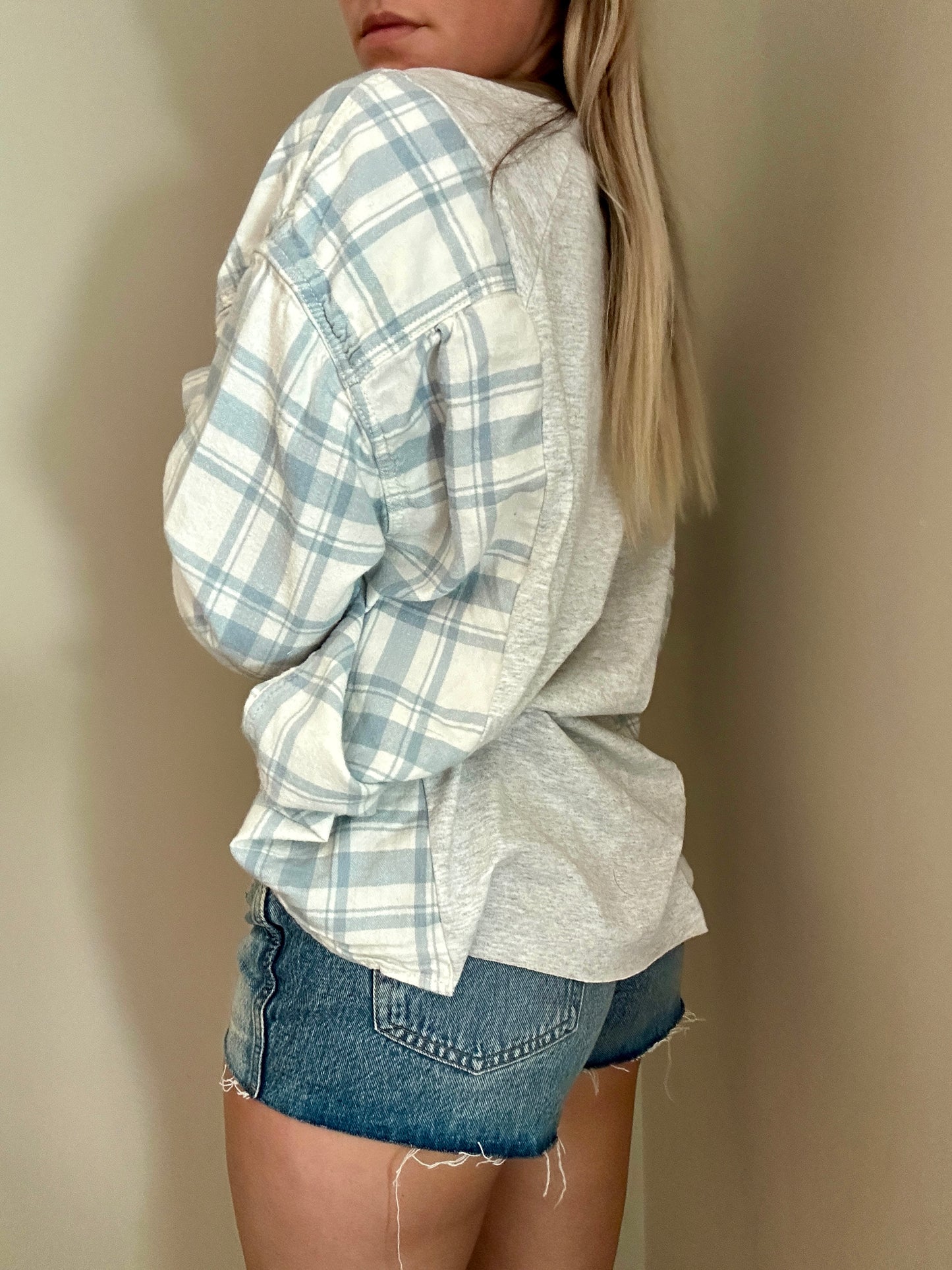 Blue Skies x Heather Grey Flannel Rework
