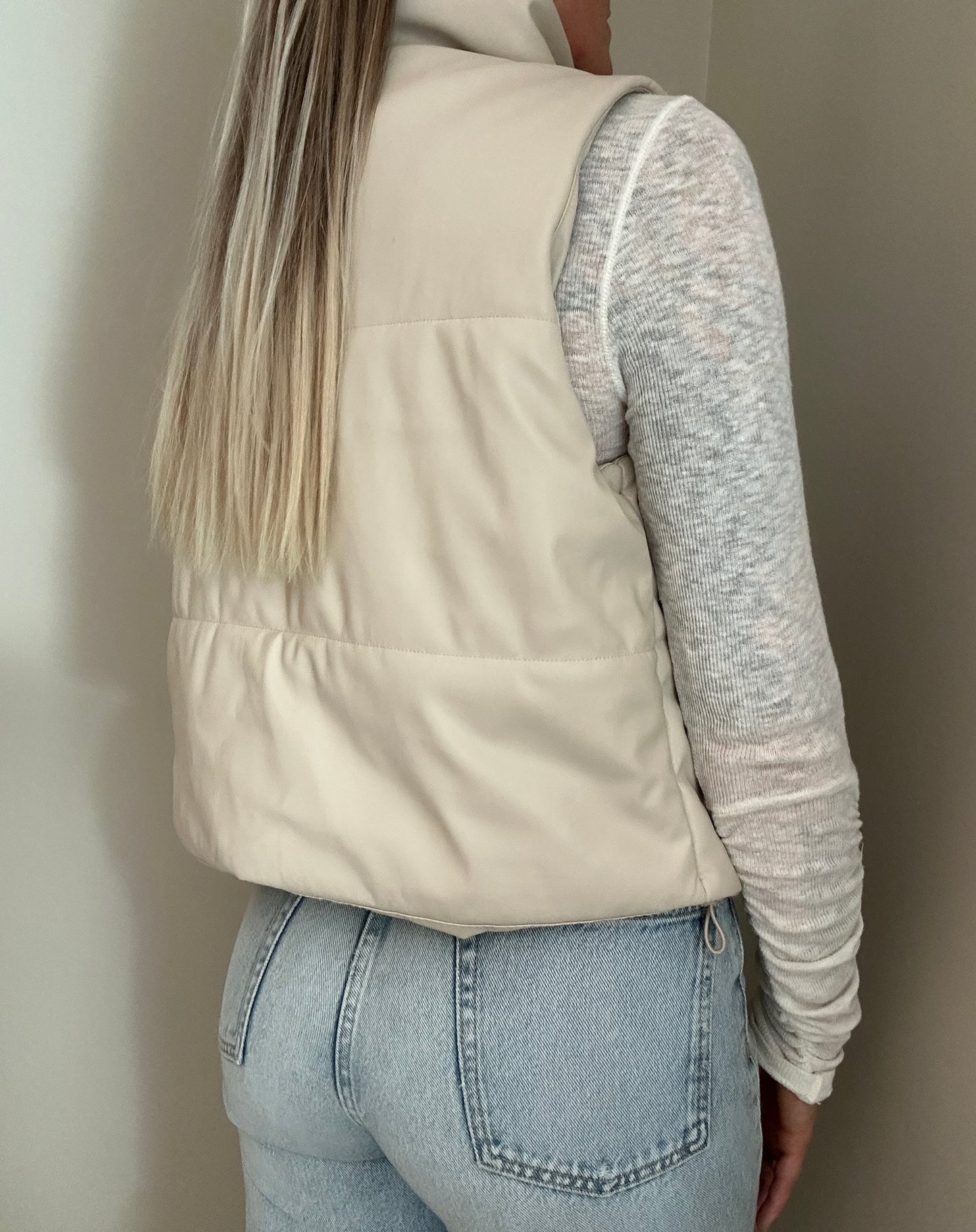 Vanilla Cream x Carhartt Reworked Puffer Vest