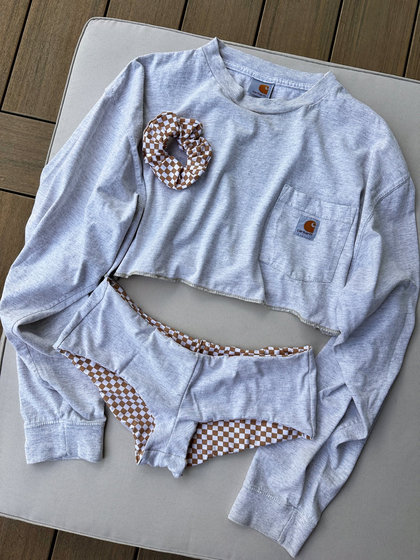 Saturday Morning x Checker Boyshort Lounge Set