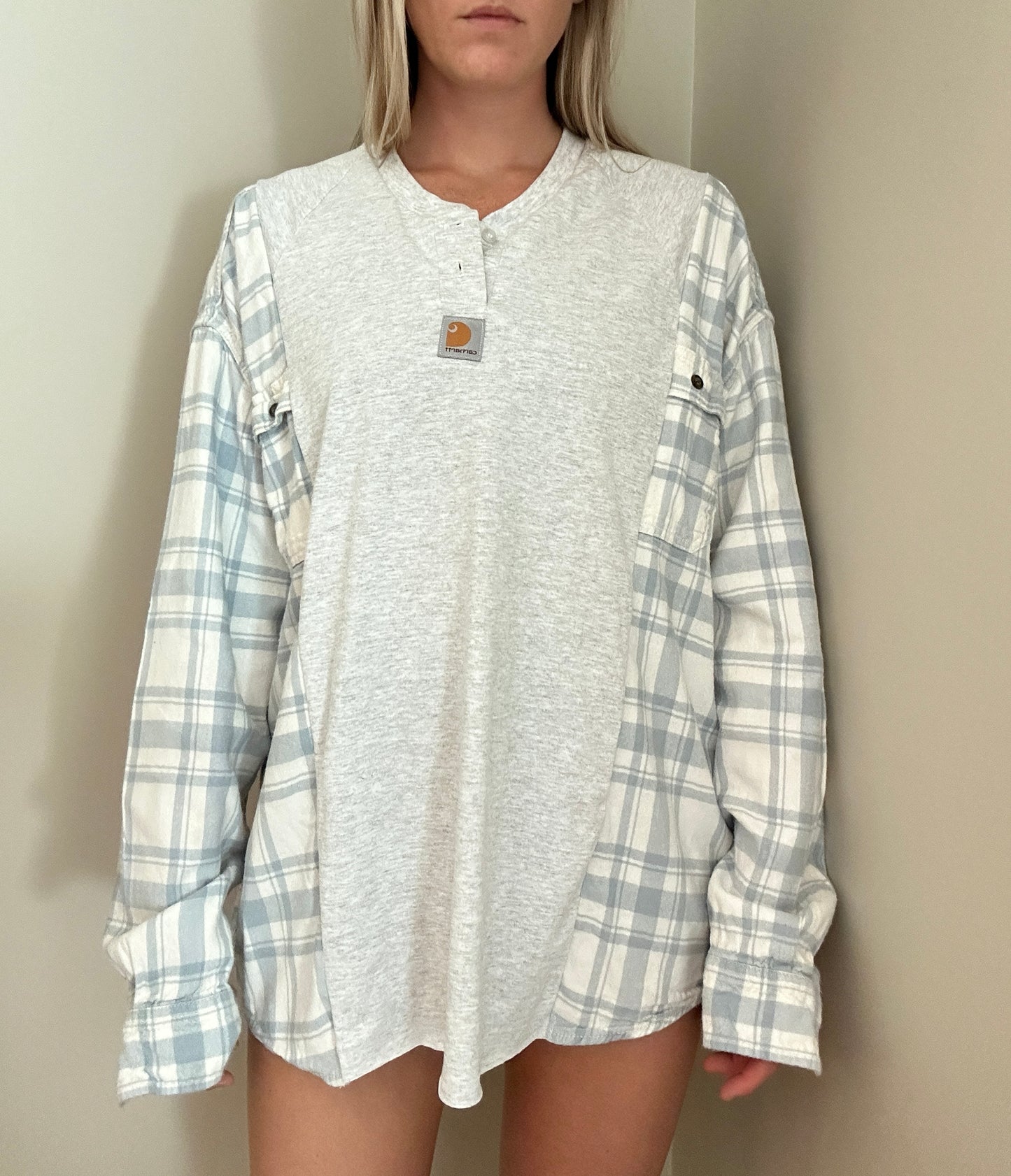 Blue Skies x Heather Grey Flannel Rework