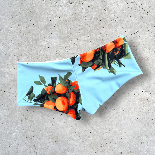 Tangerine x Gingham Hipster Shorties