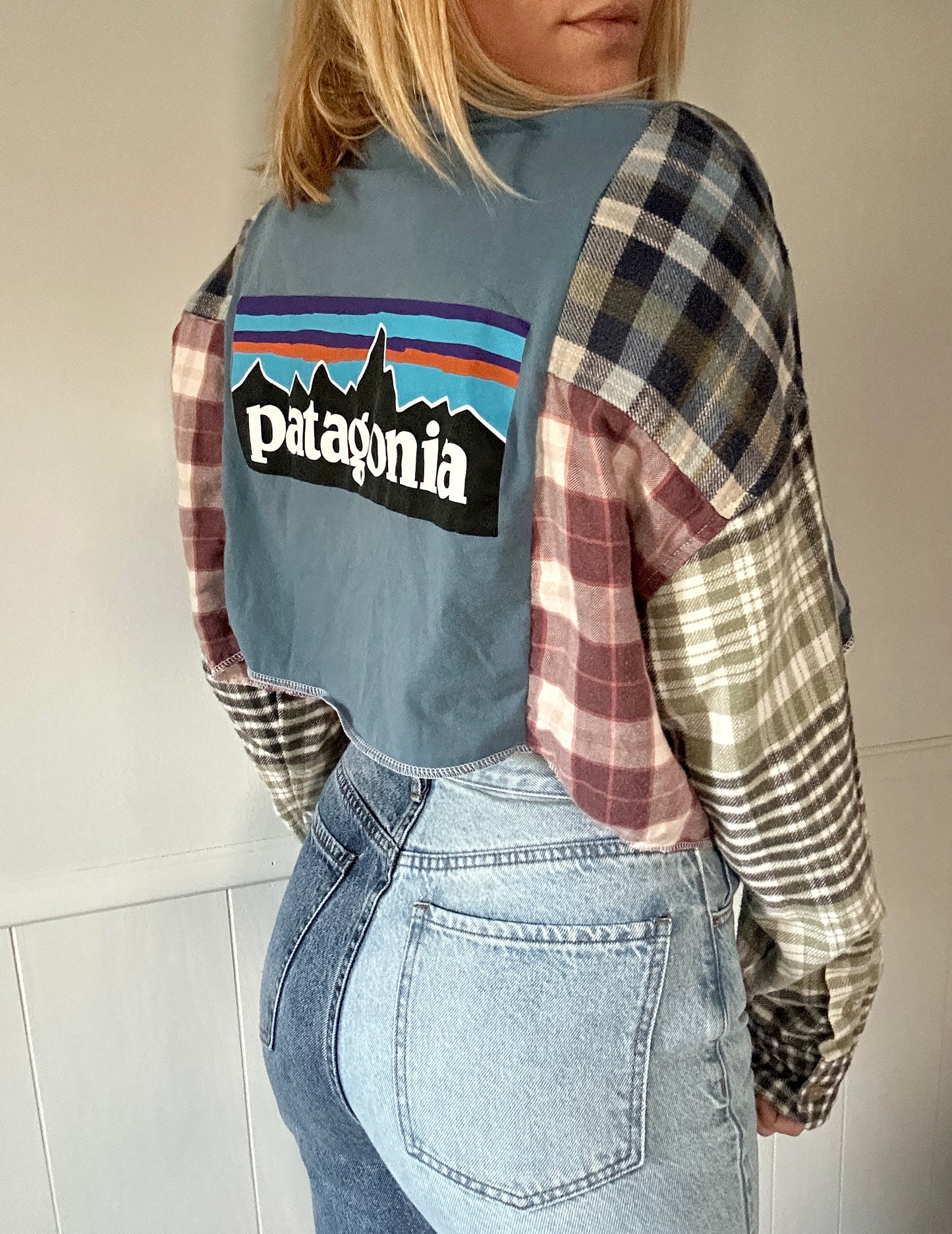 Mountain Girl x Powder Blue Flannel Rework