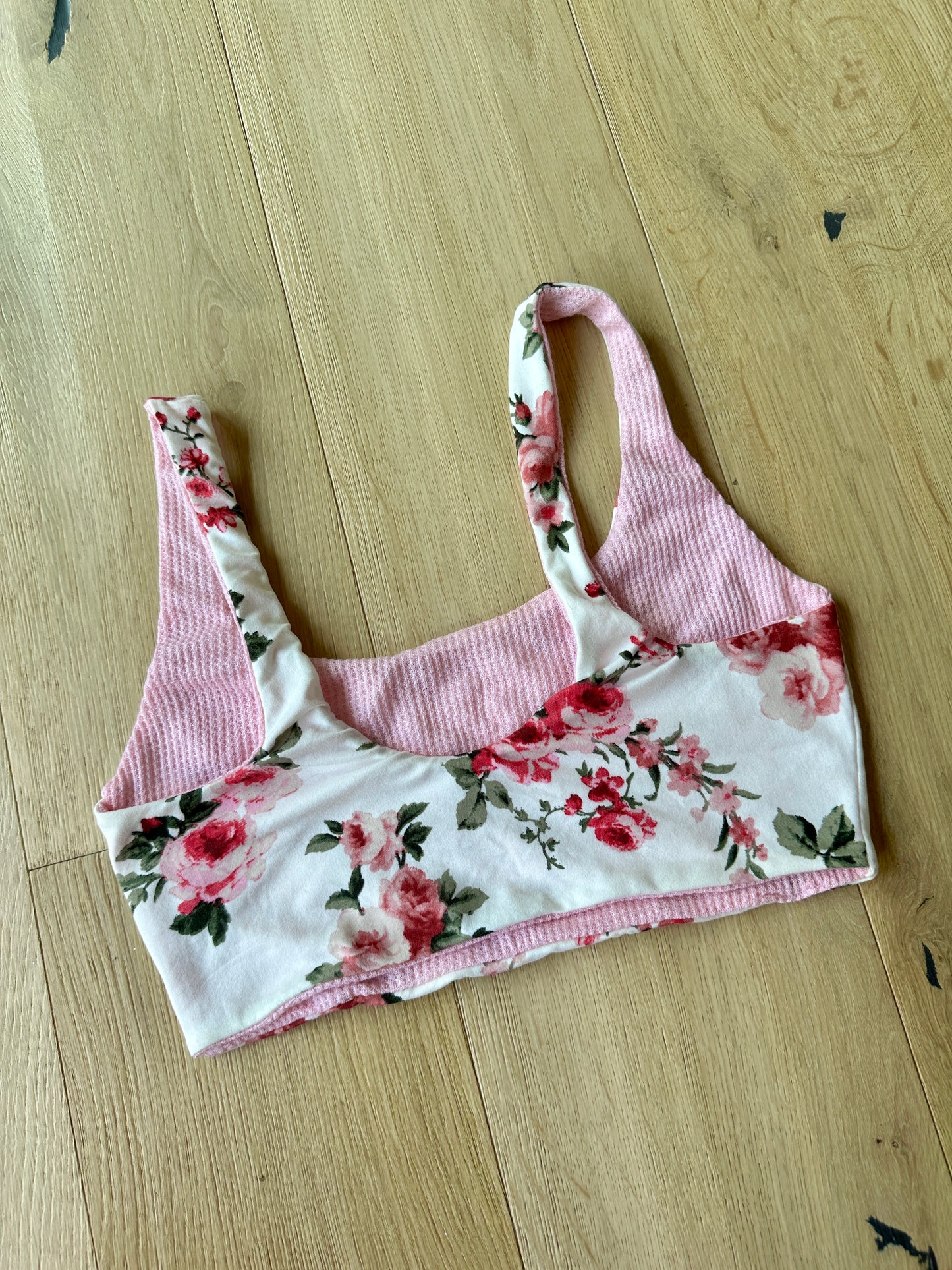 Rosebud x Waffle Knit Lounge Bralette