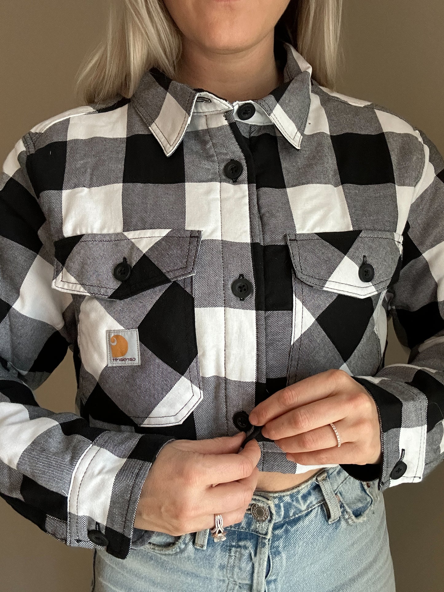 Buffalo Plaid Quilted Flannel Rework