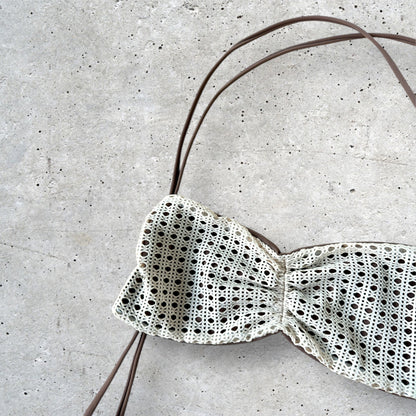 Cabana x Iced Mocha Halter Bandeau Top