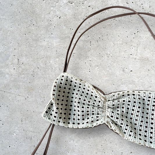 Cabana x Iced Mocha Halter Bandeau Top