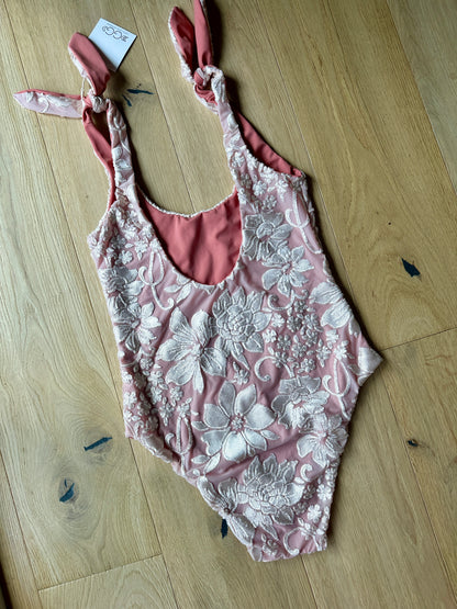 Velvet Floral x Blush One Piece M