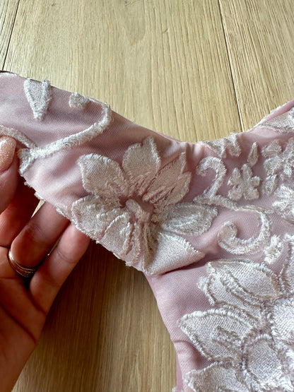 Velvet Floral x Dusty Rose Very Cheeky S