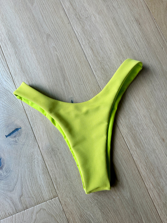 Ribbed Lime x Lime Minimal Cheeky M