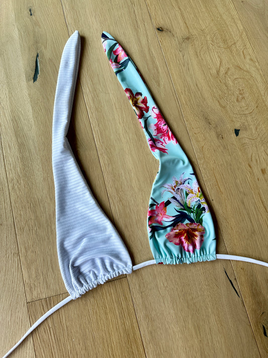 White Rib x Lily 6-Way Top M