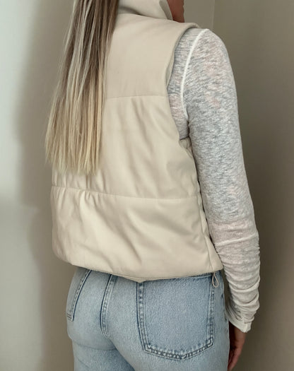 Vanilla Cream x Carhartt Reworked Puffer Vest