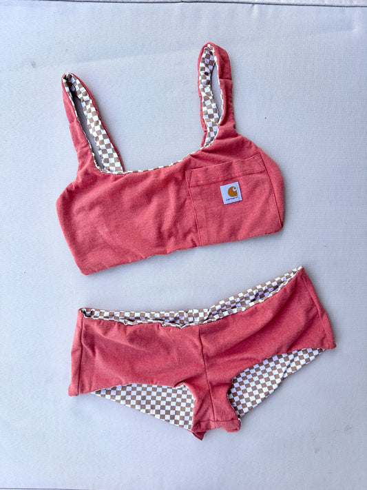 Strawberry Shortcake x Checker Boyshort Lounge Set