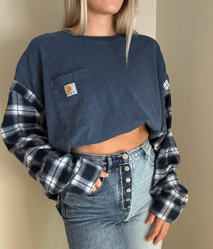 Blueberry Pie x Navy Flannel Rework