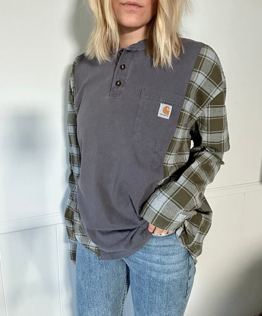 Winter Spruce x Navy Flannel Rework