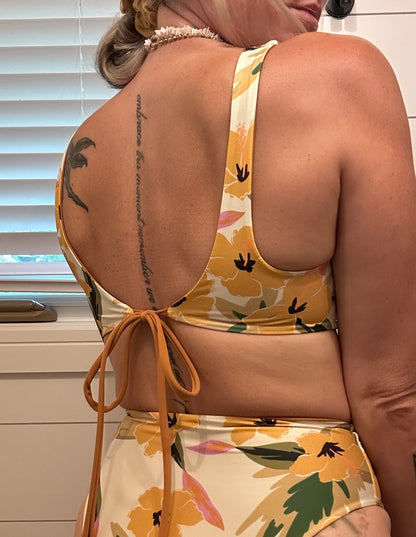 Hibiscus x Chai Adjustable Sport Top