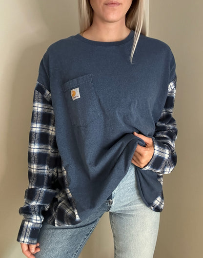 Blueberry Pie x Navy Flannel Rework