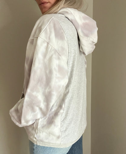 Lavender Latte x Grey Hoodie Rework