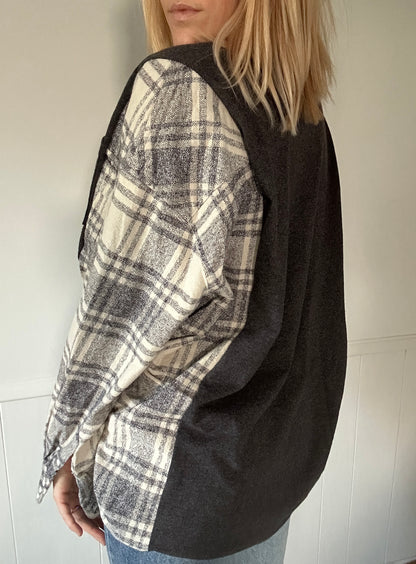 Sleigh Ride x Charcoal Flannel Rework