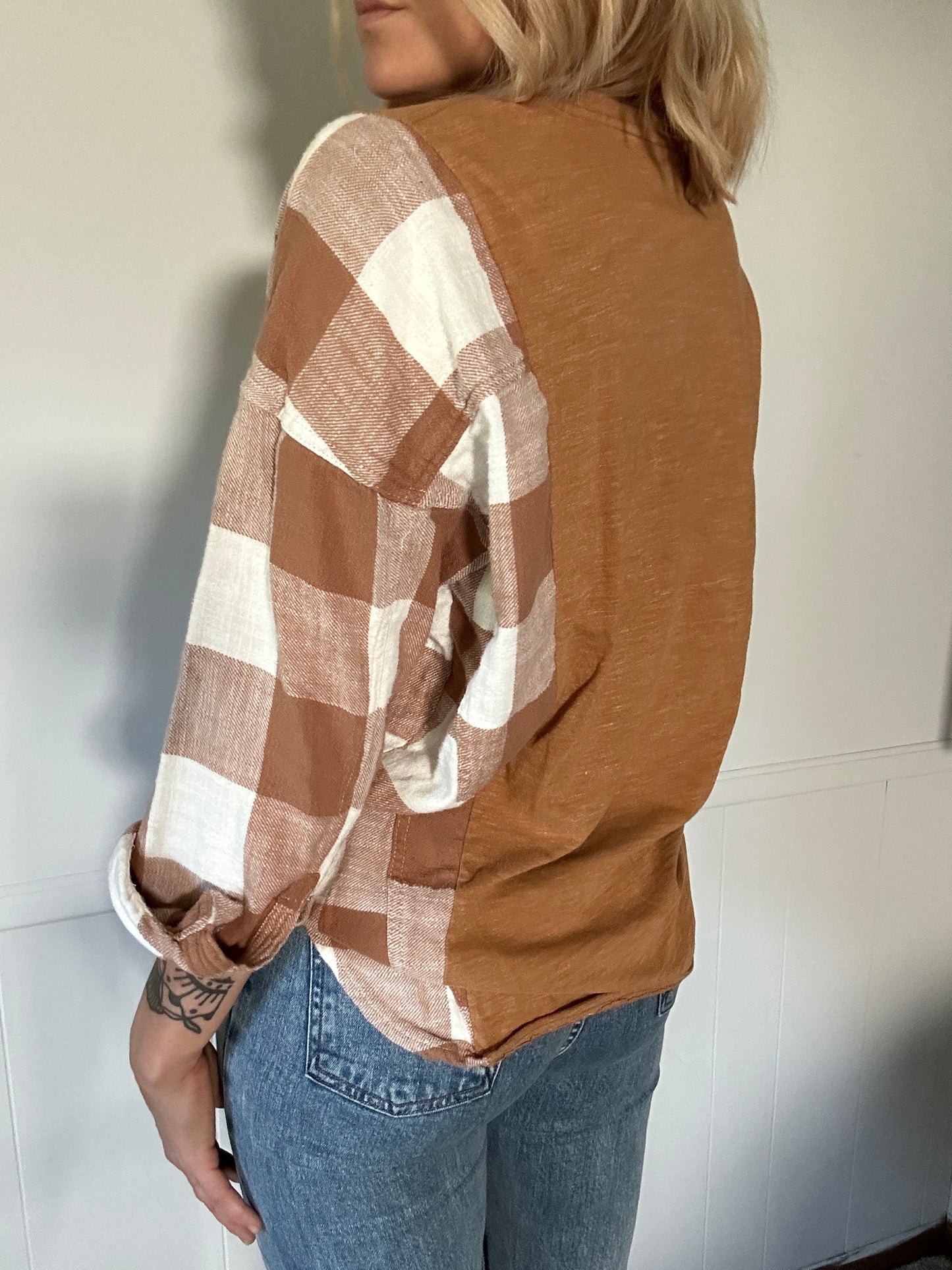 Caramel x Cream Flannel Rework