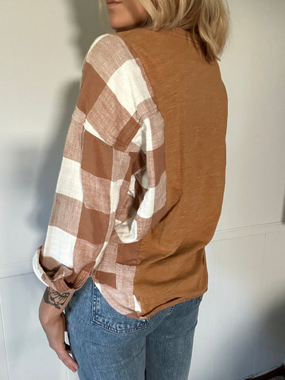 Caramel x Cream Flannel Rework