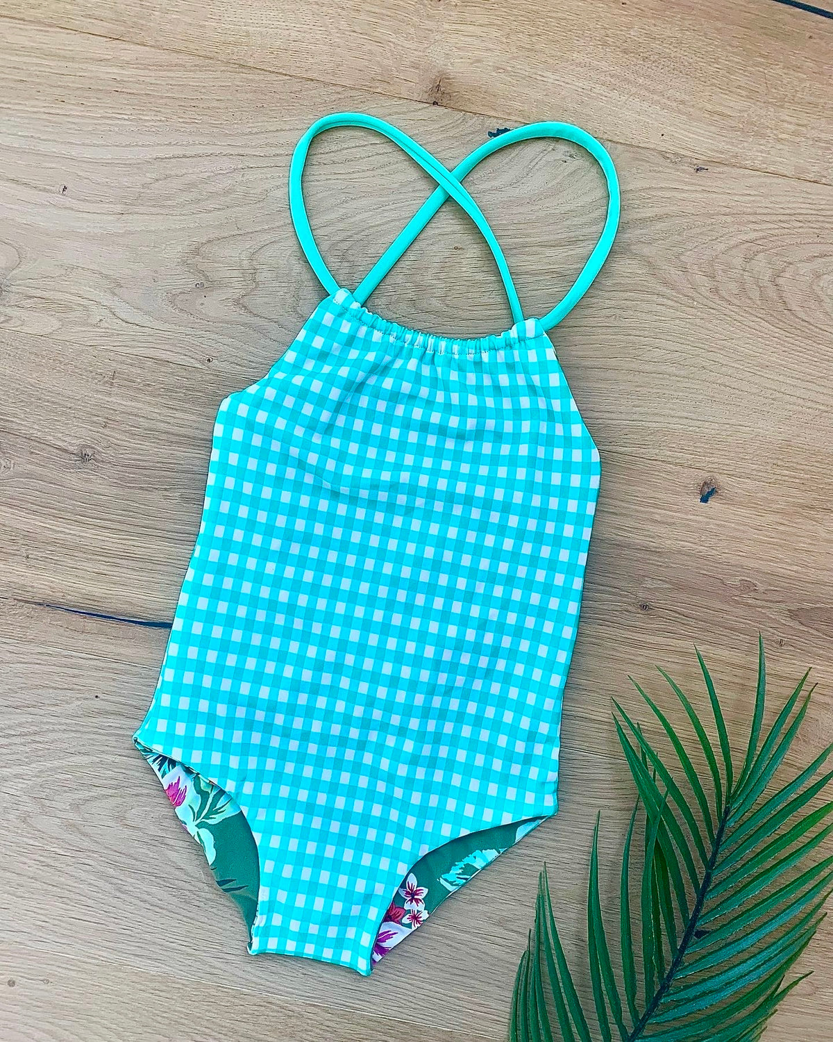 Tropicana x Mint Gingham Mini