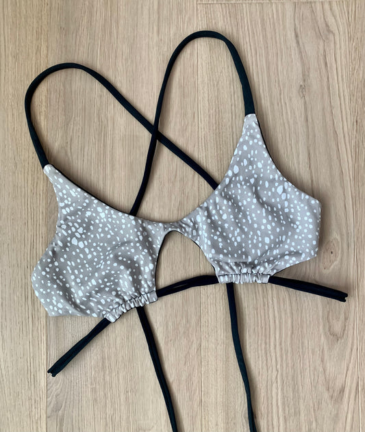 Black x Adobe Cut Out Top