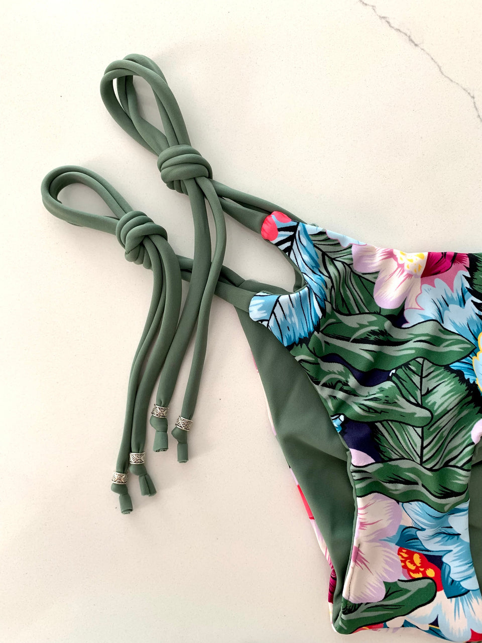 READY TO SHIP Riviera x Olive Double Tie Cheeky