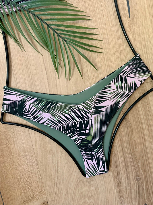 READY TO SHIP Olive x Palms Scrunchless Cheeky Bottom
