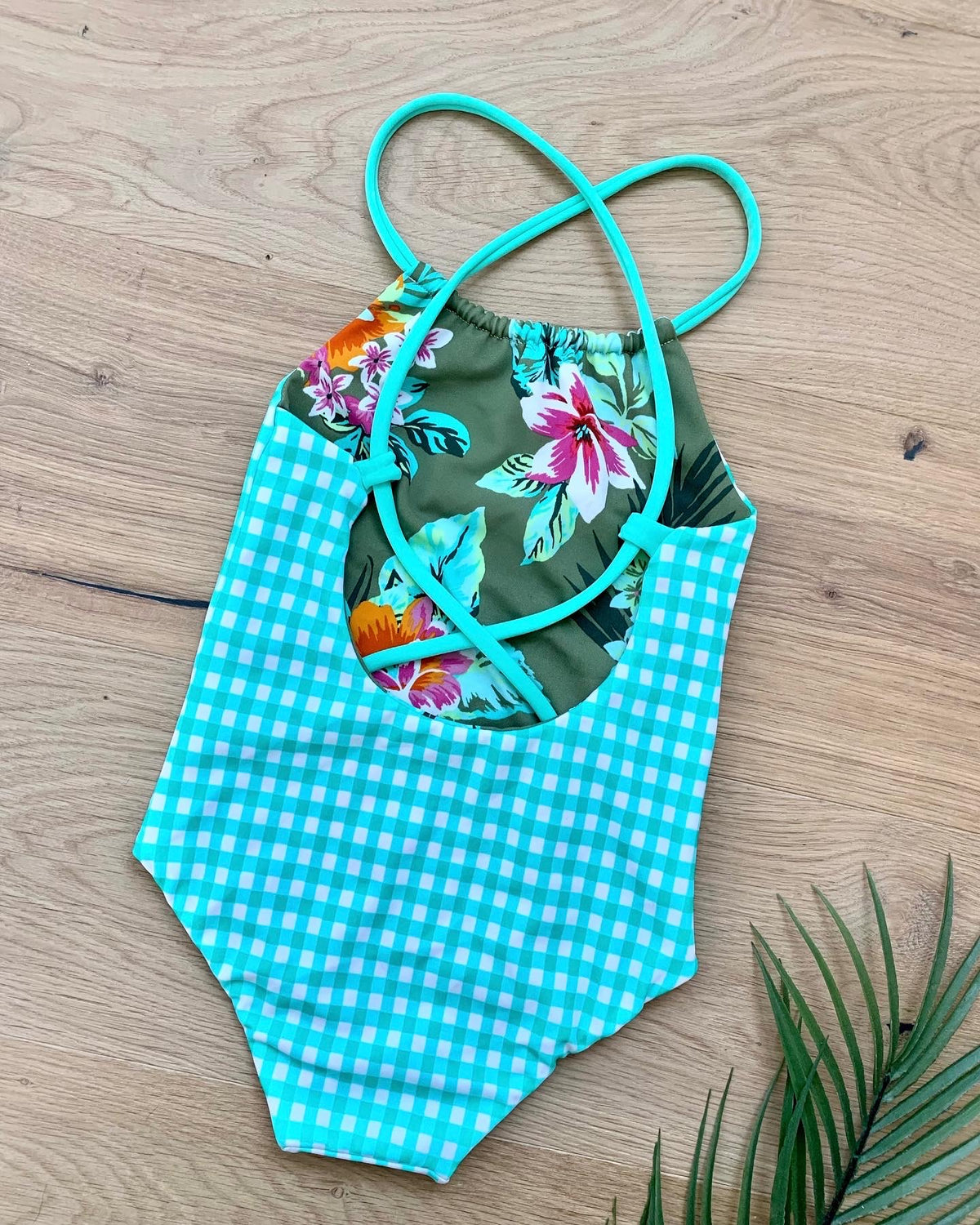 Tropicana x Mint Gingham Mini