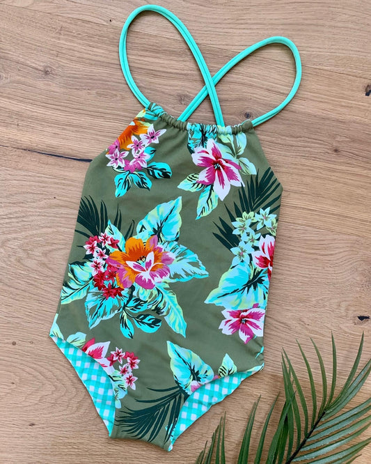 Tropicana x Mint Gingham Mini