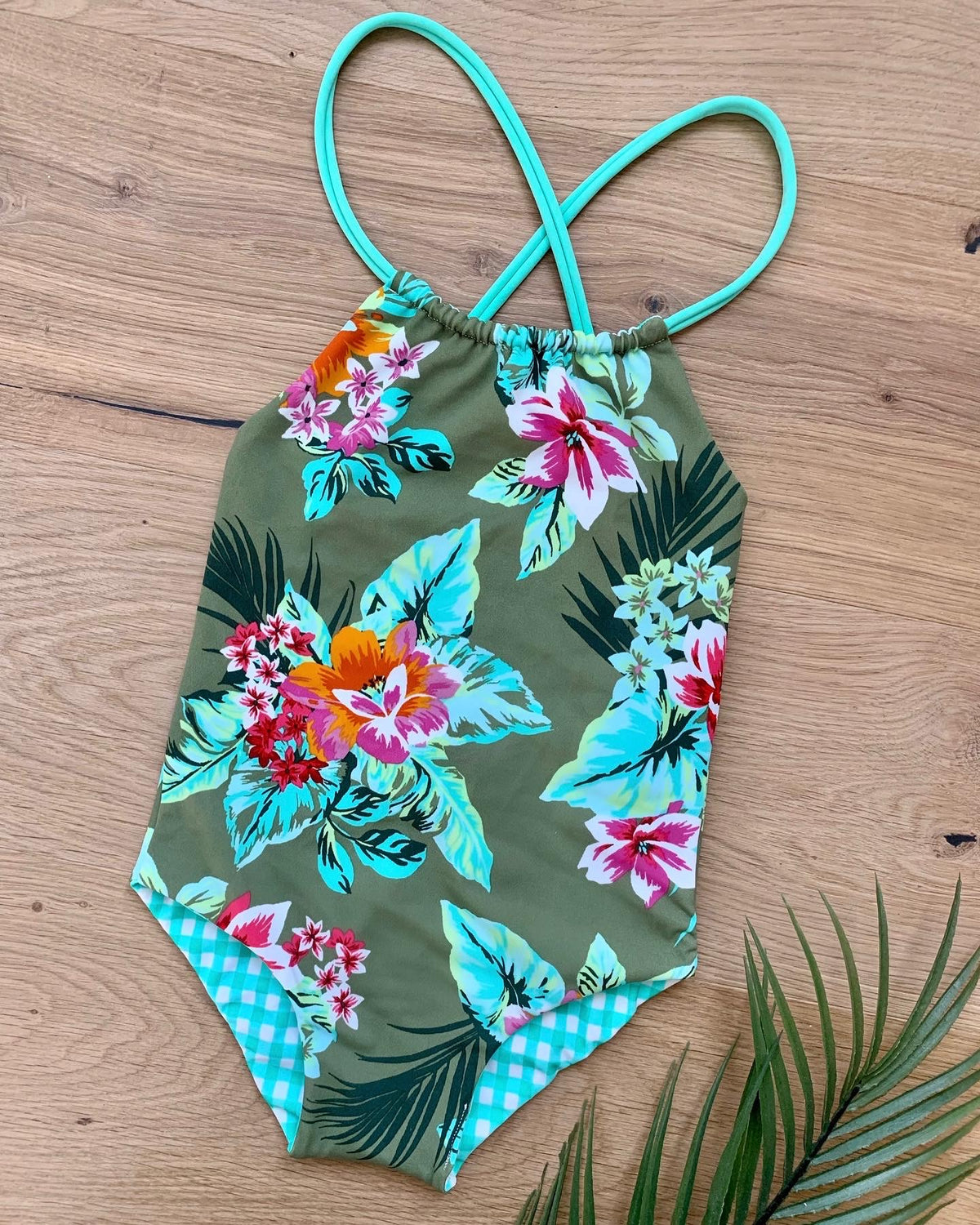 Tropicana x Mint Gingham Mini